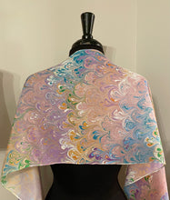 Load image into Gallery viewer, Many colored bouquet Patterned Habotai Silk