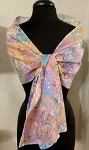 Load image into Gallery viewer, Many colored bouquet Patterned Habotai Silk