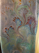 Load image into Gallery viewer, Chartreuse bouquet Charmeuse  Silk 72x14” spring delight.  This beautiful silk makes a unique dresser cover and scarf