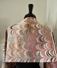 Load image into Gallery viewer, Bold Stripes Neutral two sided Charmeuse  Silk 72x14” bold fun. This beautiful silk makes a unique dresser cover and scarf
