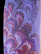 Load image into Gallery viewer, Purple Bouquet Silk, Scarf, table runner or wall hanging.scarf ... original.