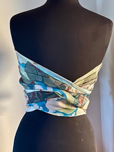 Load image into Gallery viewer, Double Marbled Italian Vein Water Marbled Habotai Silk 14x72.