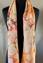 Load image into Gallery viewer, Orange Italian Vein Habotai Silk