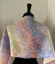 Load image into Gallery viewer, Yellow Multicolored bouquet pattern Habotai Silk