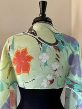 Load image into Gallery viewer, Flowers multicolored pattern Habotai Silk