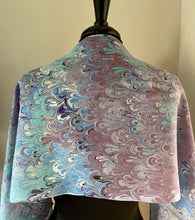 Load image into Gallery viewer, Peacock.  Habotai Silk 14x72”