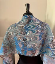 Load image into Gallery viewer, Double marbled blue purple comb.  One of a kind original.