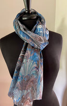 Load image into Gallery viewer, Double marbled blue purple comb.  One of a kind original.