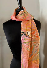 Load image into Gallery viewer, Spring Flame Patterned Habotai Silk