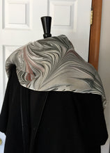 Load image into Gallery viewer, Neutral Flame Patterned Habotai Silk