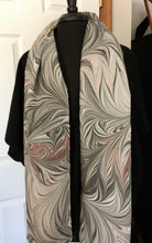 Load image into Gallery viewer, Neutral Flame Patterned Habotai Silk