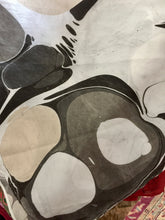 Load image into Gallery viewer, Black, White, Beige 21x21 Square Habotai silk. For hair, as a neckerchief, pocket square, or accessorize your dog.