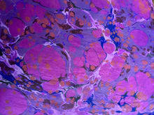 Load image into Gallery viewer, Violet pink stone 21x21 Square Habotai silk. Wear this unique piece in your hair, as a neckerchief, pocket square, or accessorize your dog.