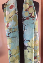 Load image into Gallery viewer, Green Stone.  Casual & fun!   Habotai Silk 14x72”