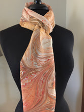 Load image into Gallery viewer, October Scene. Habotai Silk 14x72”