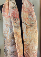 Load image into Gallery viewer, October Scene. Habotai Silk 14x72”