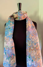 Load image into Gallery viewer, Multicolored bouquet  Patterned Habotai Silk

