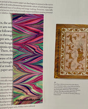 Load image into Gallery viewer, Bookmark Pink Green Chevron
