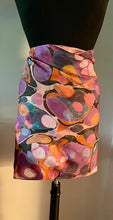 Load image into Gallery viewer, Stone colors Crepe de chine 72x22” bold fun. This beautiful silk shawl also can  be a shirt  and  skirt!
