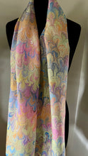 Load image into Gallery viewer, Spring  bouquet  Patterned Habotai Silk
