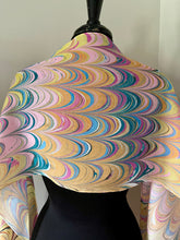 Load image into Gallery viewer, Orange Pink Multicolor Combed Habotai Silk
