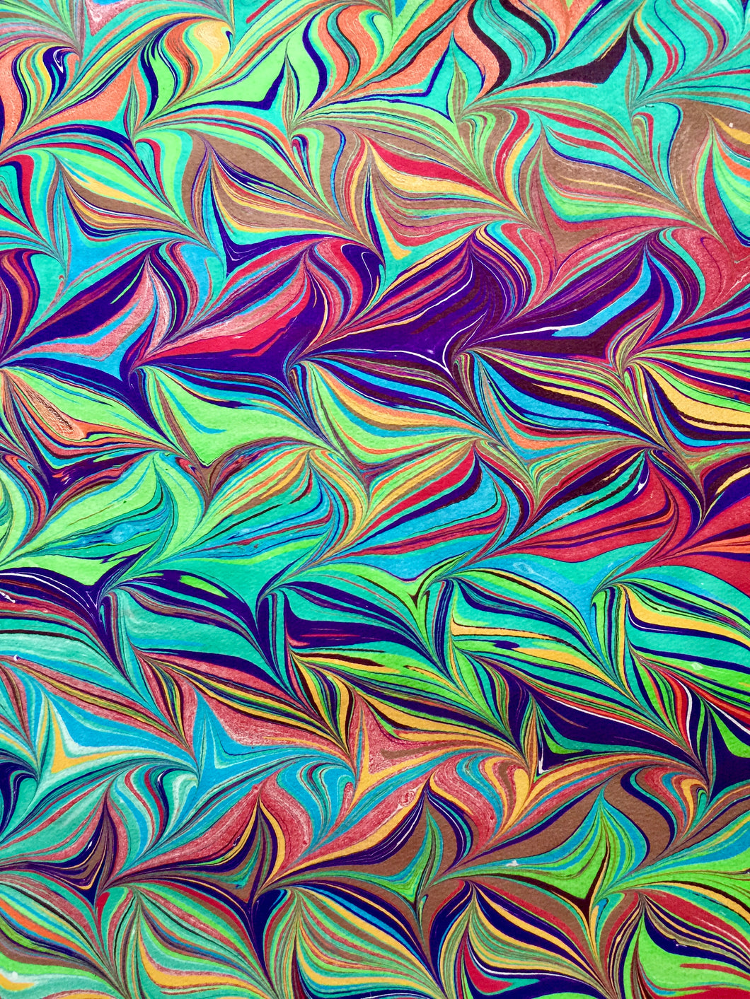 Bookmark Water Marbled
