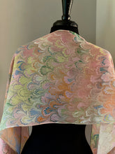 Load image into Gallery viewer, Summer multi colored bouquet  Patterned Habotai Silk
