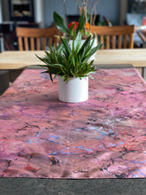 Load image into Gallery viewer, Mauve dyed Sarong Wrap 44x69 water marbled Habotai Silk random.
