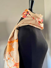 Load image into Gallery viewer, Orange Italian Vein Habotai Silk
