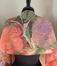 Load image into Gallery viewer, Double marbled floral!  Different marbled design on each side.  One of a kind
