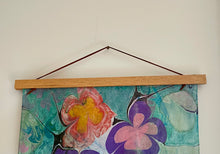 Load image into Gallery viewer, Tapestry holder 15” wide wood.

