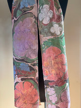Load image into Gallery viewer, Double marbled floral!  Different marbled design on each side.  One of a kind
