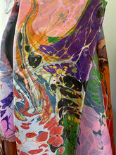 Load image into Gallery viewer, Double marbled Summer Color Habotai Silk 35x57 Sarong Wrap

