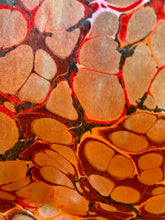 Load image into Gallery viewer, Orange Italian vein  Charmeuse  Silk 72x14” bold fun. This beautiful silk makes a unique dresser cover and scarf
